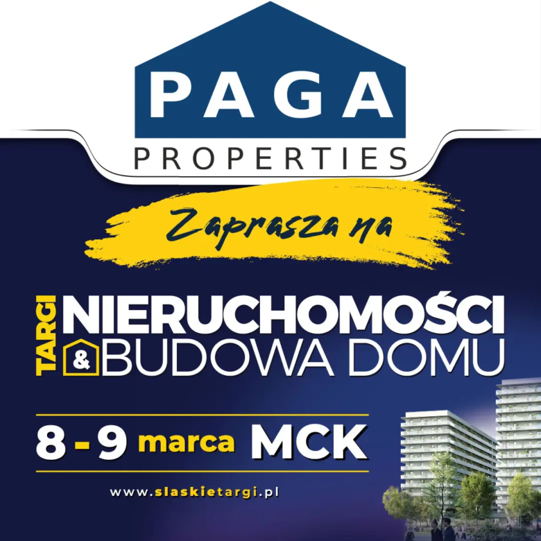 Plakat promujący targi nieruchomości